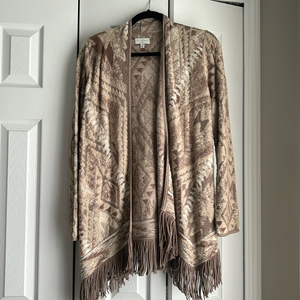 Lucky brand western cardigan